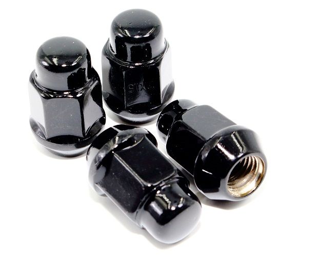 20 12x1.5 Black Lug Nuts Honda Accord Civic SI Fit S2000 Prelude CRV